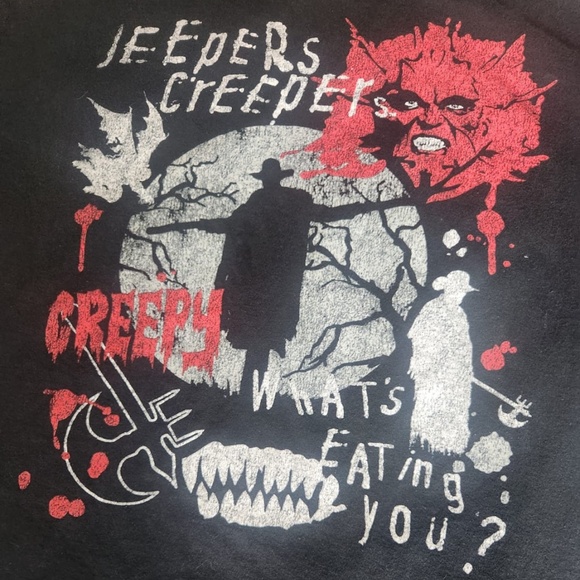 Vintage Y2k Jeepers Creepers Original Size L - Picture 2 of 4